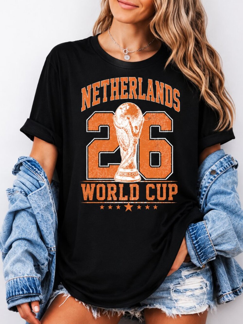Vintage Netherlands Soccer Tee, Dutch Football Fan Graphic Shirt